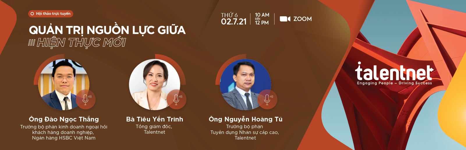 Webinar với chủ đề “Quản trị nguồn nhân lực giữa hiện thực mới"