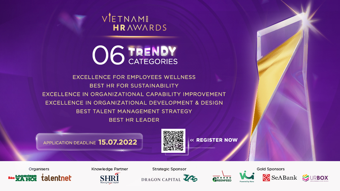 VIETNAM HR AWARDS 2022: 06 brand new categories to reflect the new rhythm of work and life 