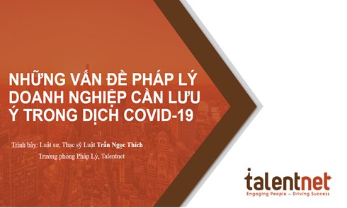 Những vấn đề pháp lý doanh nghiệp cần lưu ý trong dịch covid-19