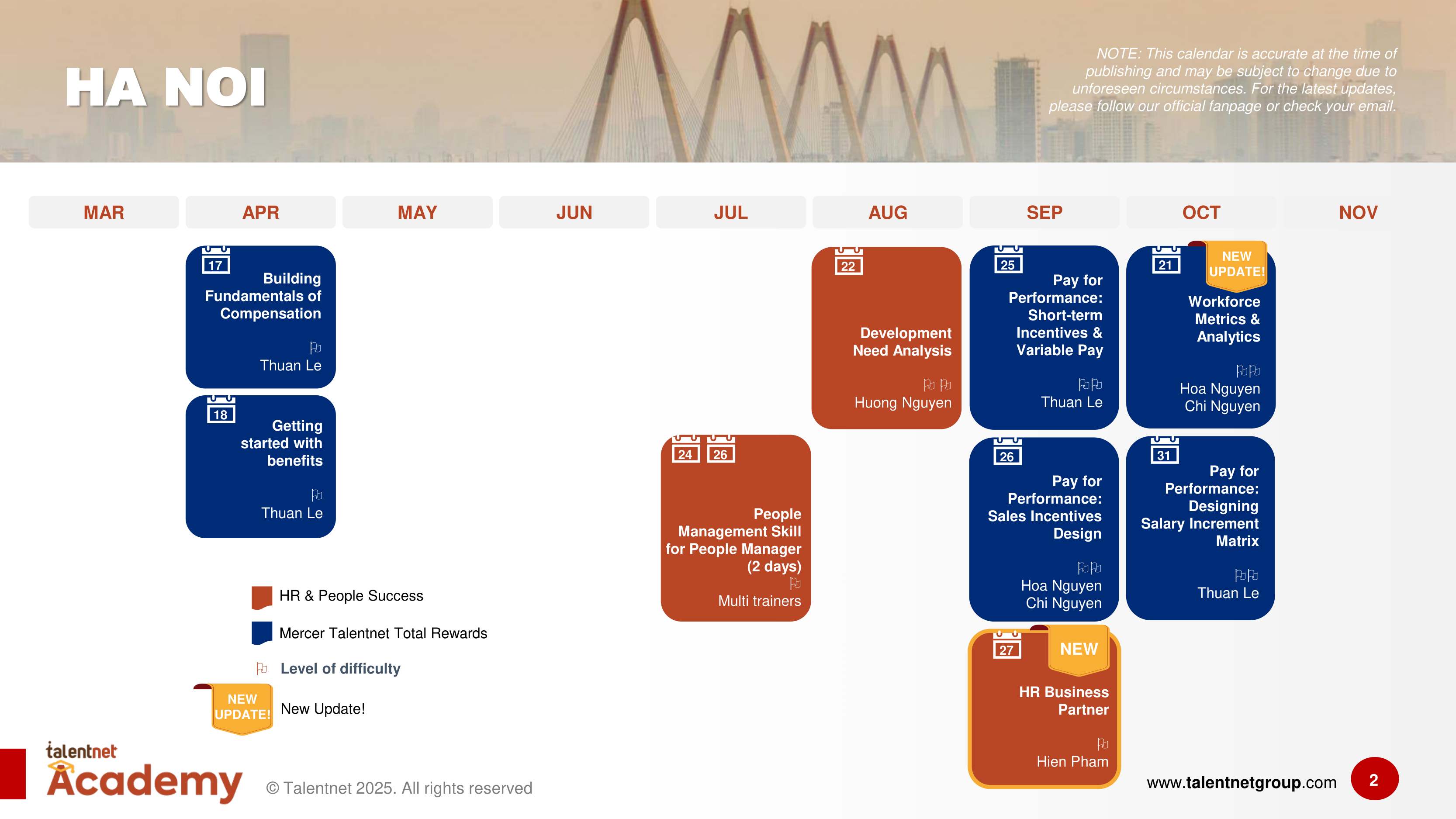 2025 Talentnet Academy Training Calendar_EN-Ha Noi (4)